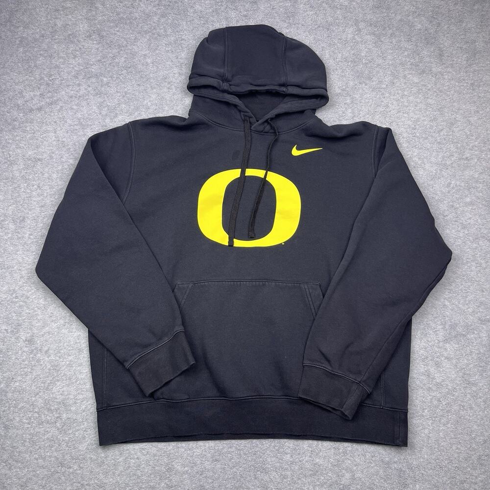 Nike‎ Oregon Ducks team issued hoodie black sweatshirt size large